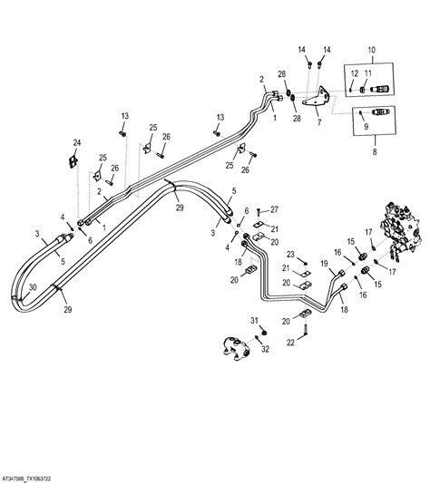 hydroliv line cover for a john deere 250 skid steer|John Deere Parts Catalog.